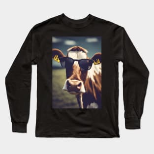 Funny cow Long Sleeve T-Shirt